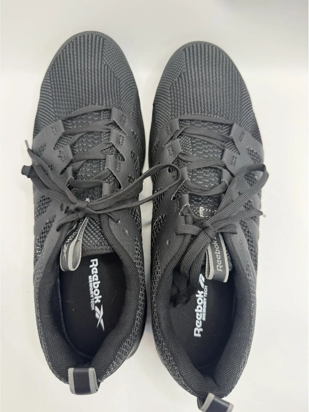 Reebok Fusion Flexweave Cage Mens Size 11.5 Black Composite Toe Safety Work Shoe